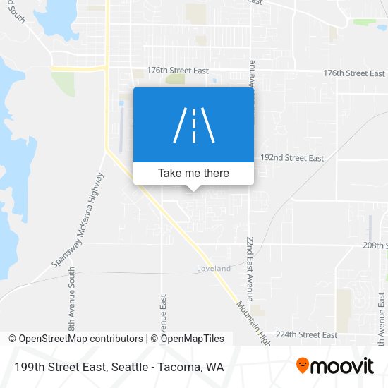 Mapa de 199th Street East