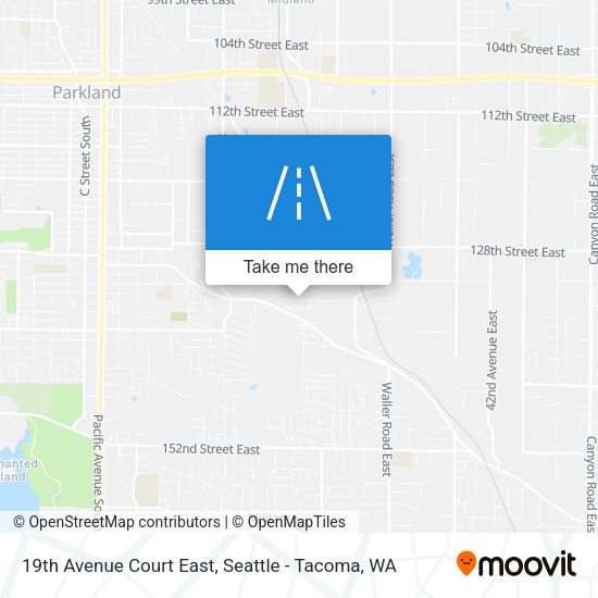 Mapa de 19th Avenue Court East