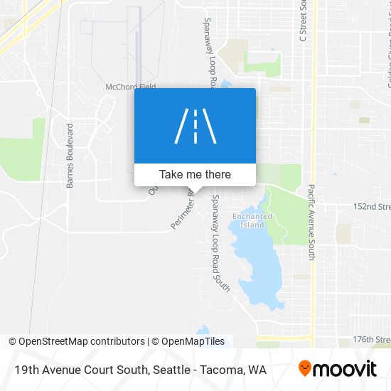 Mapa de 19th Avenue Court South