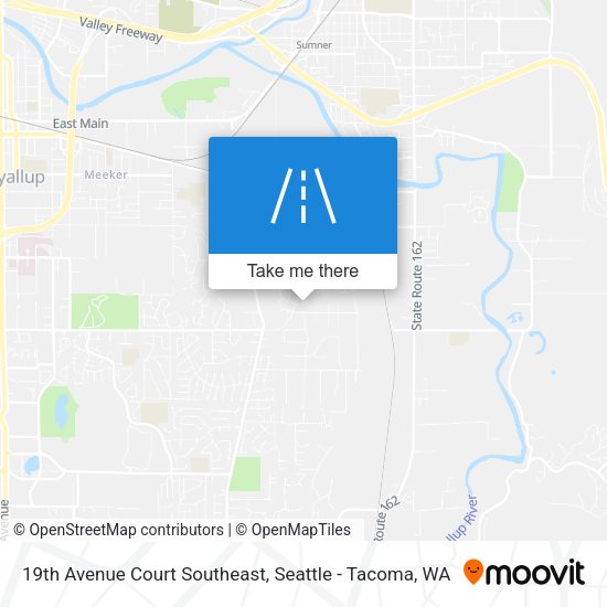 Mapa de 19th Avenue Court Southeast