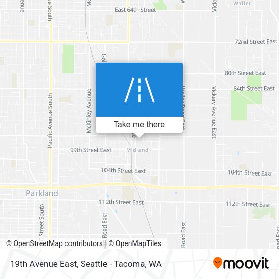 Mapa de 19th Avenue East