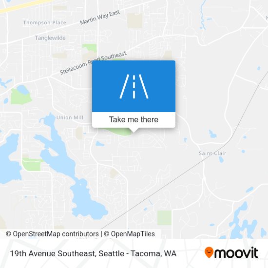 19th Avenue Southeast map