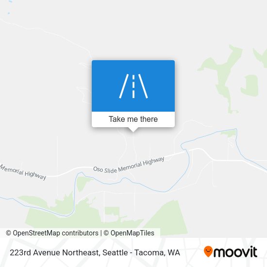 Mapa de 223rd Avenue Northeast
