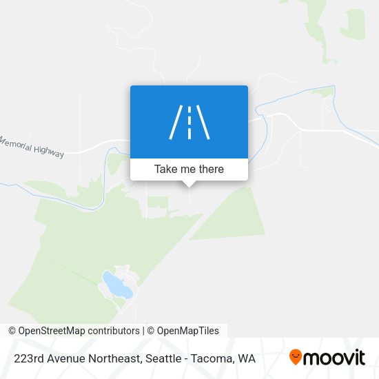 Mapa de 223rd Avenue Northeast