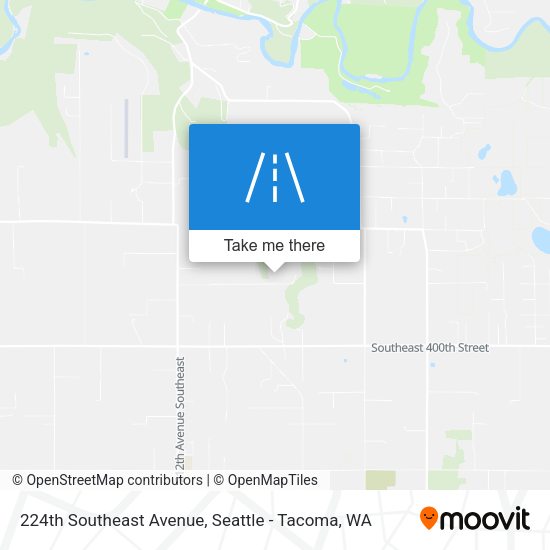 224th Southeast Avenue map