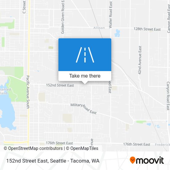 152nd Street East map