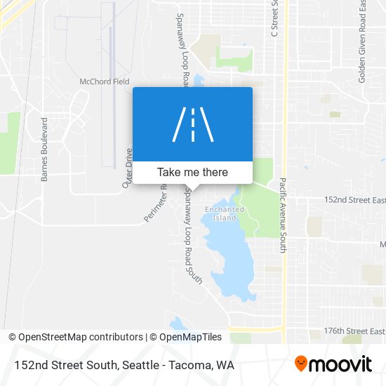 152nd Street South map