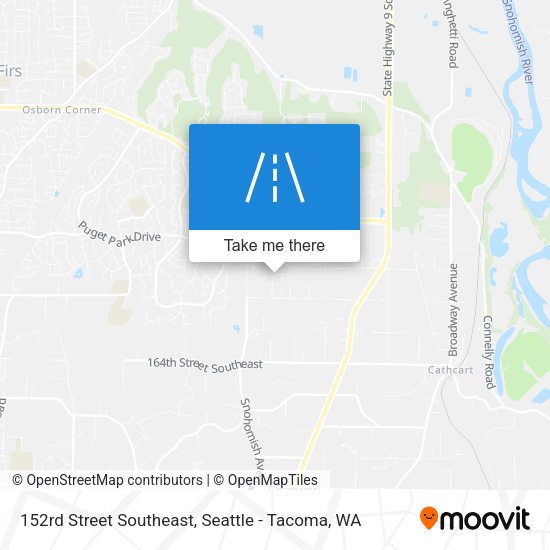 152rd Street Southeast map