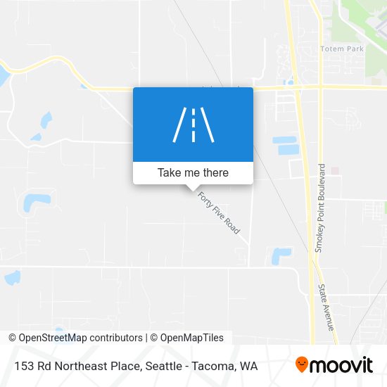 Mapa de 153 Rd Northeast Place