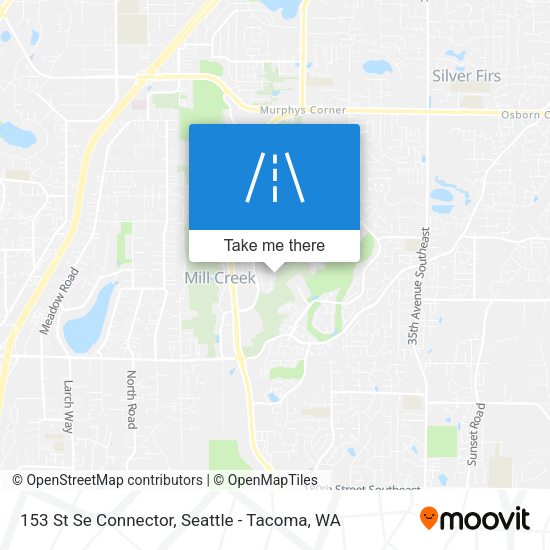 Mapa de 153 St Se Connector