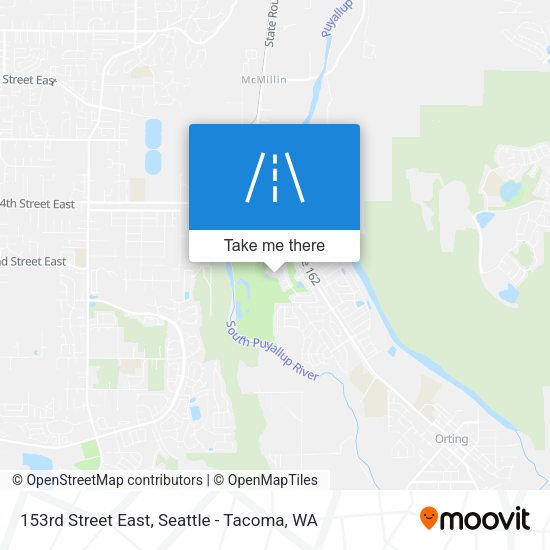 153rd Street East map
