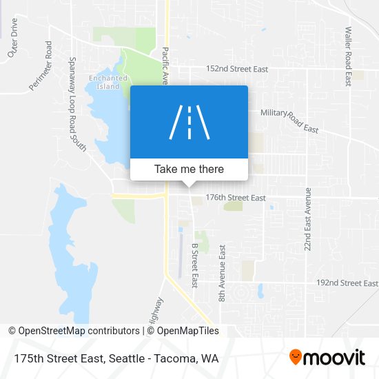 175th Street East map
