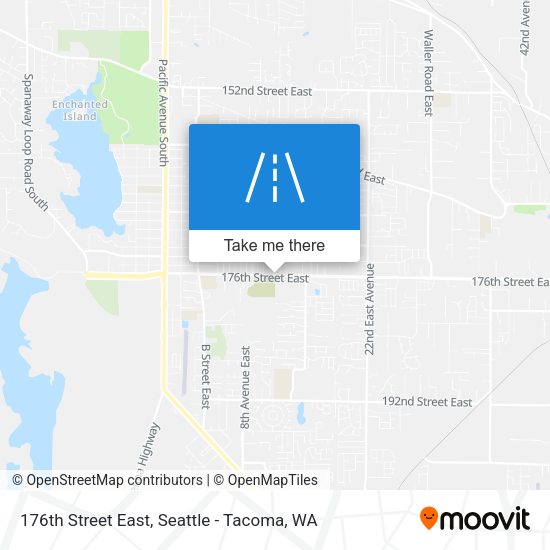 176th Street East map