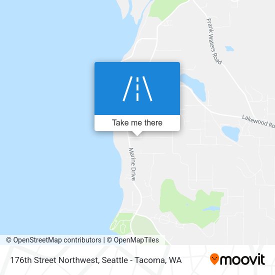 Mapa de 176th Street Northwest