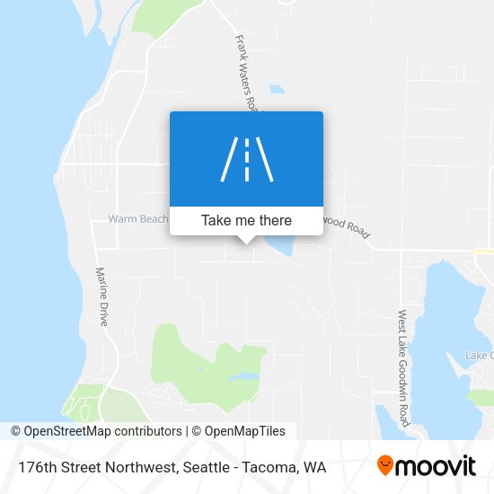 Mapa de 176th Street Northwest