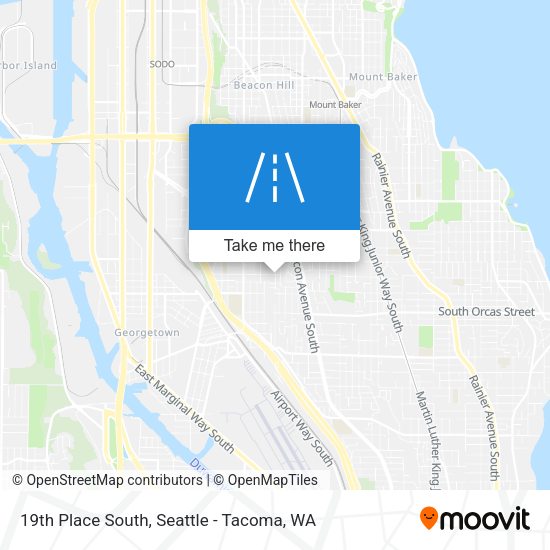 Mapa de 19th Place South