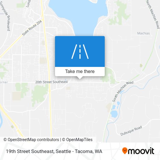 19th Street Southeast map