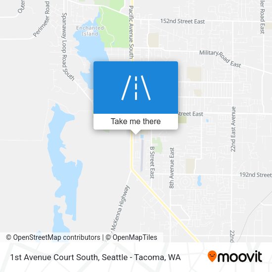 1st Avenue Court South map