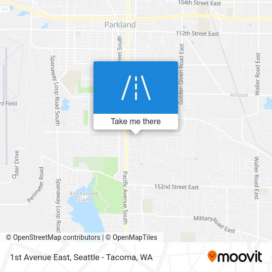 Mapa de 1st Avenue East