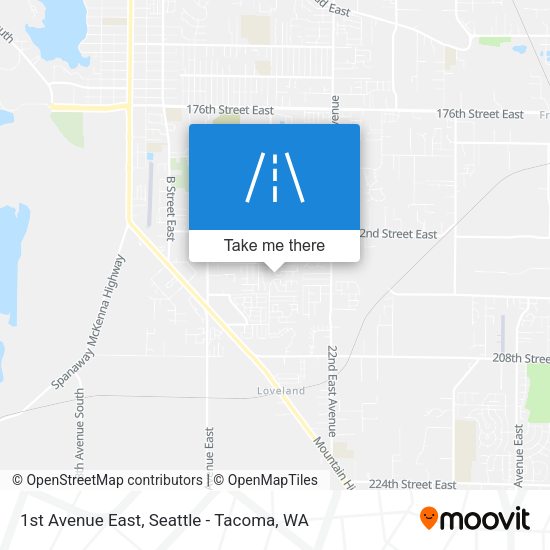 1st Avenue East map