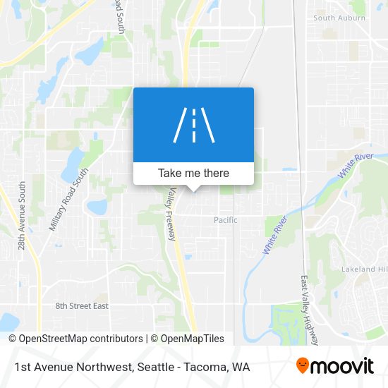 Mapa de 1st Avenue Northwest