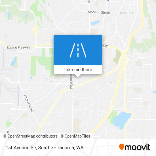 Mapa de 1st Avenue Se