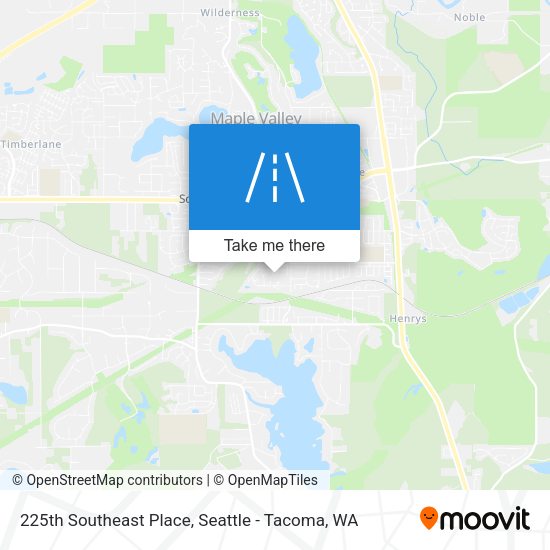 225th Southeast Place map