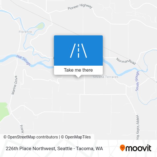 226th Place Northwest map