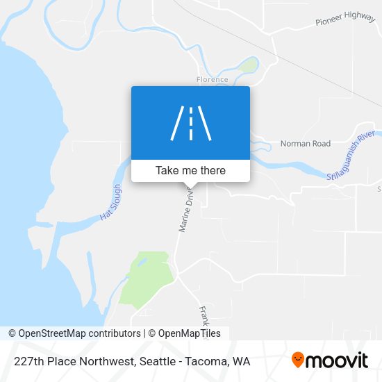 227th Place Northwest map