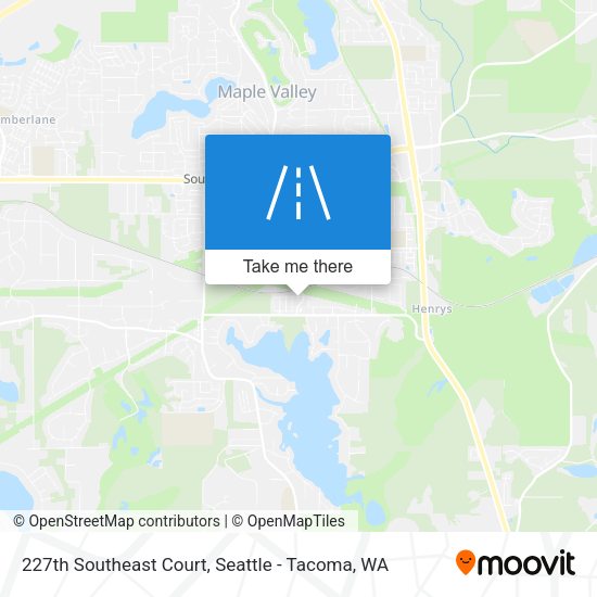 Mapa de 227th Southeast Court