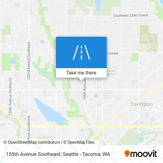Mapa de 155th Avenue Southeast