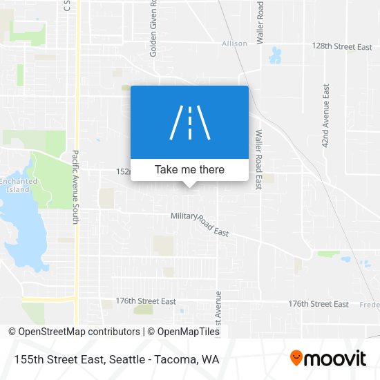 155th Street East map
