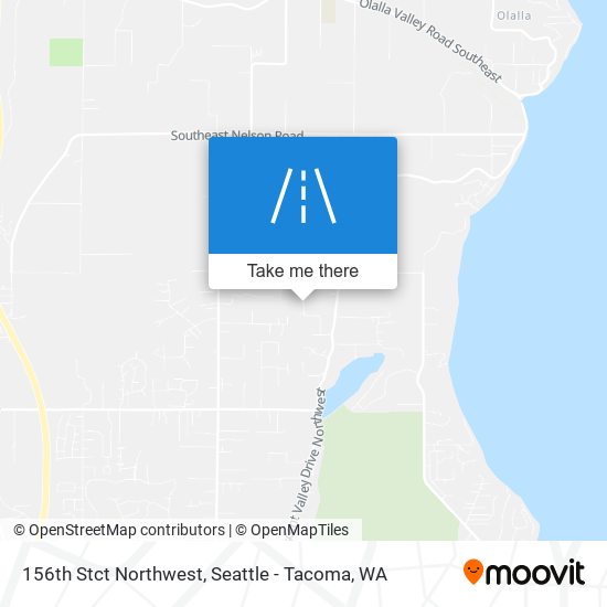 156th Stct Northwest map