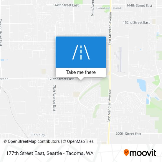 177th Street East map