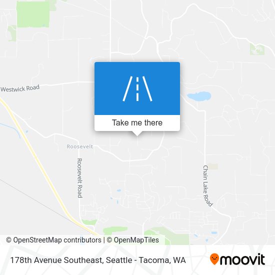 178th Avenue Southeast map
