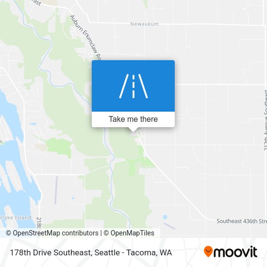 178th Drive Southeast map