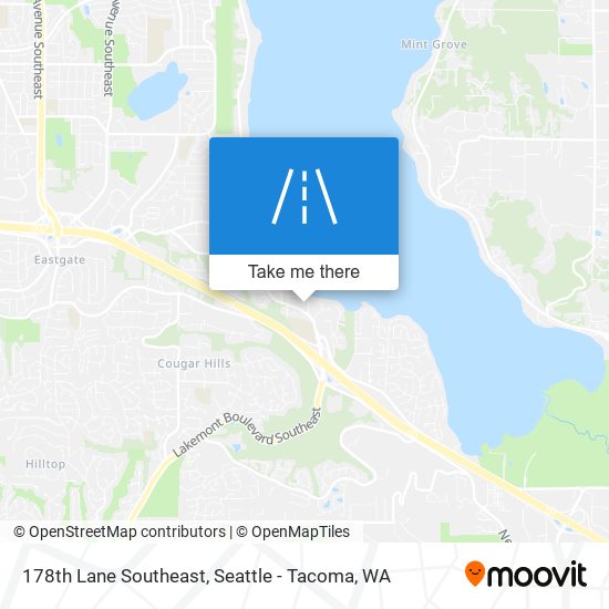 178th Lane Southeast map