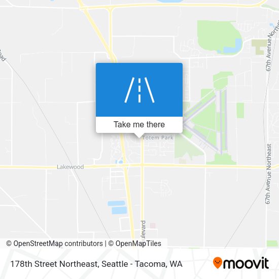 178th Street Northeast map