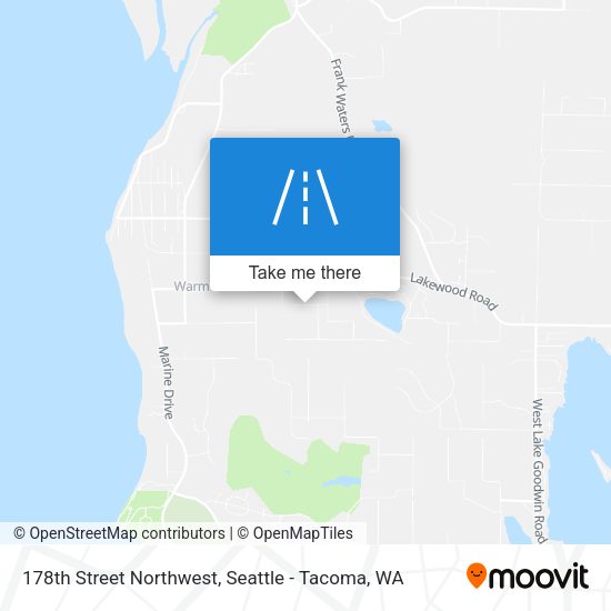 178th Street Northwest map
