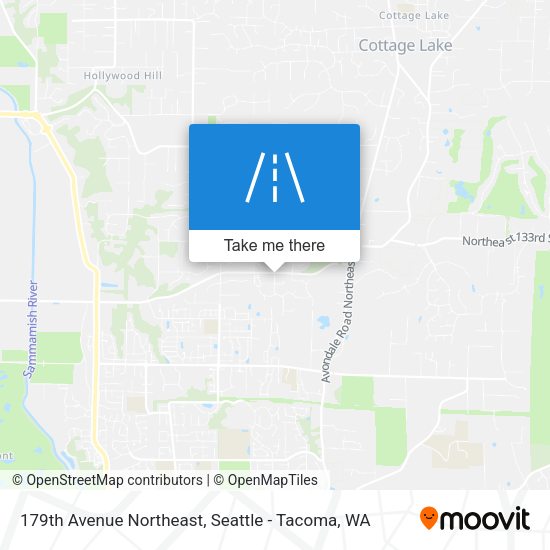 Mapa de 179th Avenue Northeast