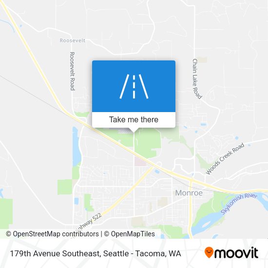 179th Avenue Southeast map