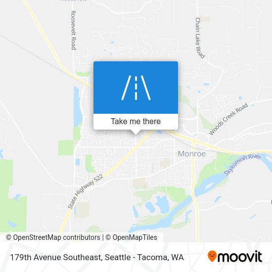 Mapa de 179th Avenue Southeast