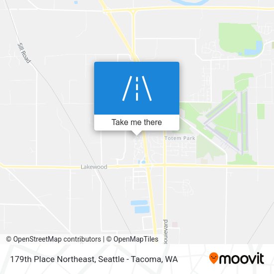 179th Place Northeast map