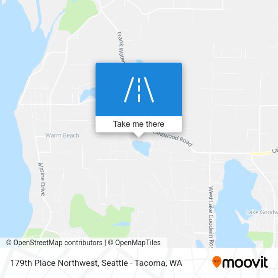 179th Place Northwest map