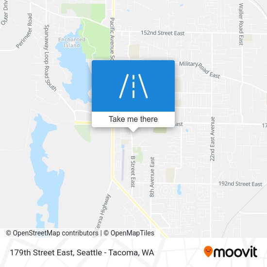 179th Street East map