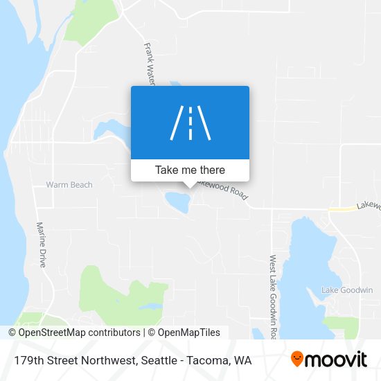 Mapa de 179th Street Northwest