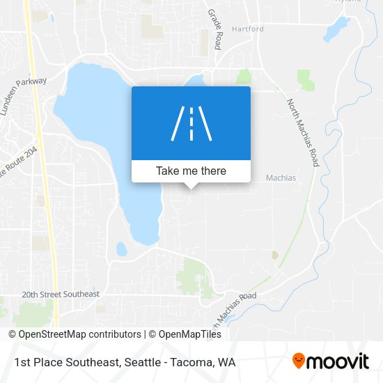 1st Place Southeast map