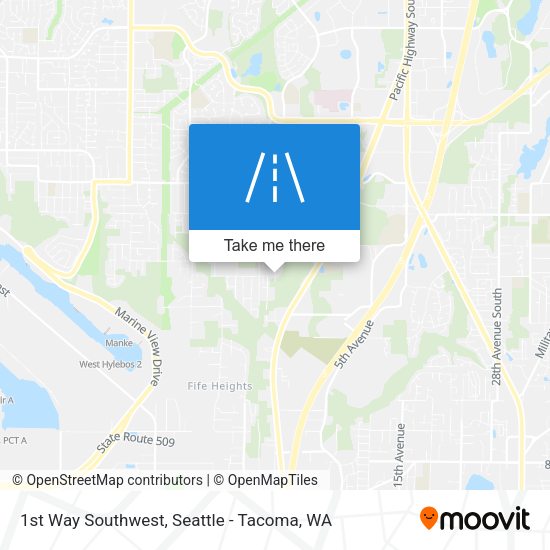 Mapa de 1st Way Southwest