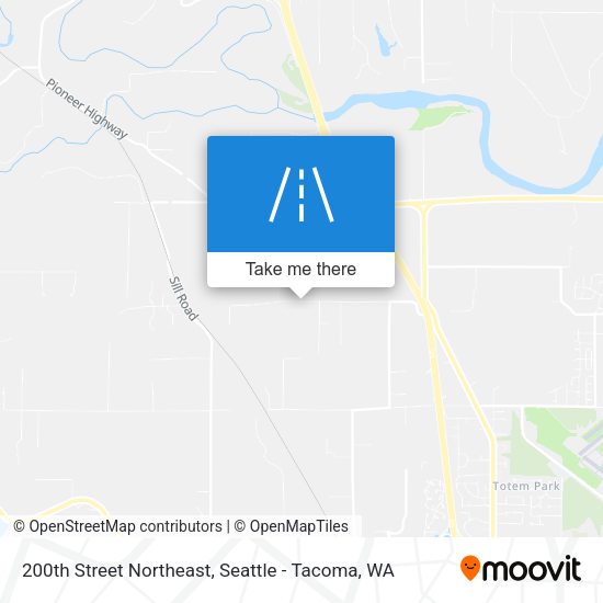 200th Street Northeast map