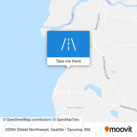200th Street Northwest map